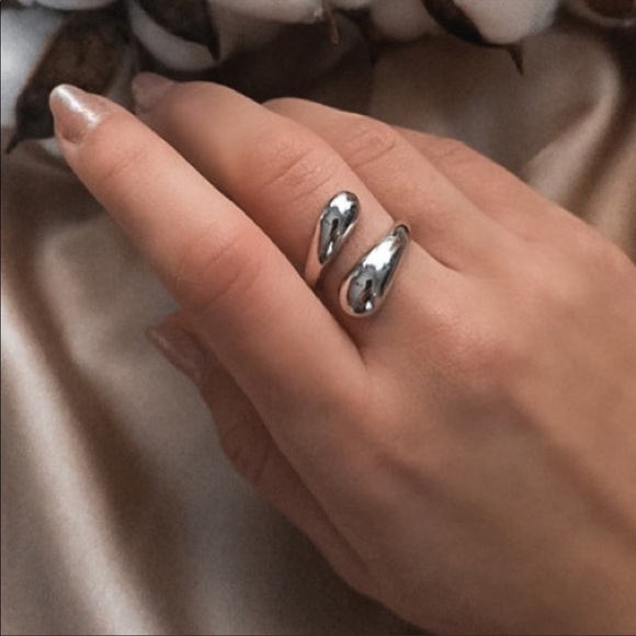 New Gold/925 Sterling Silver Wrap Ring - Picture 2 of 13